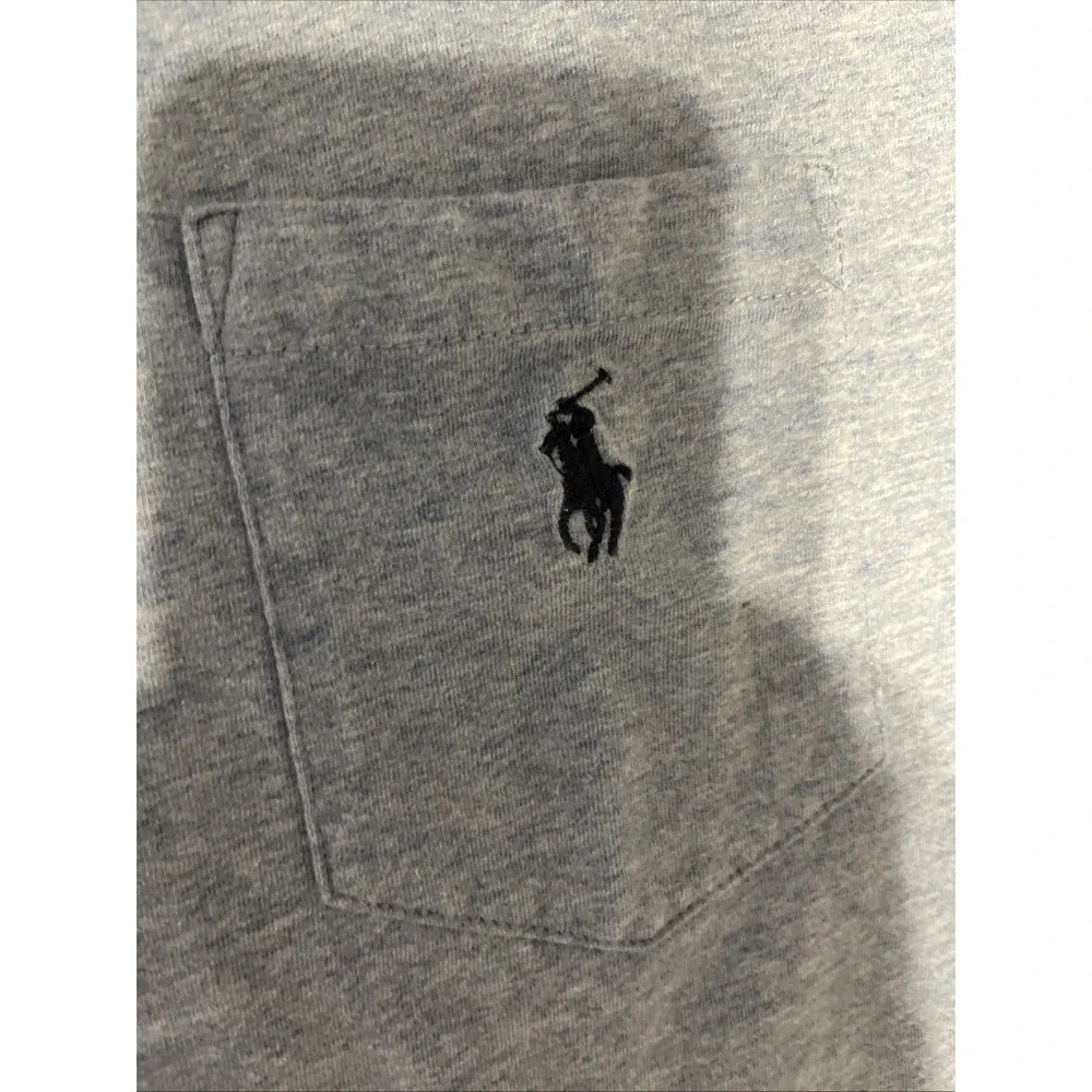 Polo Ralph Lauren Mens T-Shirt M Heather Blue Short Sleeve